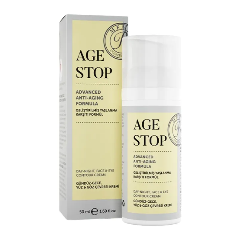 MFM COSMECEUTICALS Age Stop - Gündüz Gece Yüz ve Göz Çevresi Kremi 50 ml