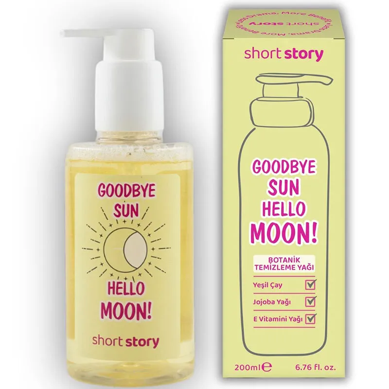 Short Story GOODBYE SUN, HELLO MOON! Yüz Temizleme Yağı 200 ml
