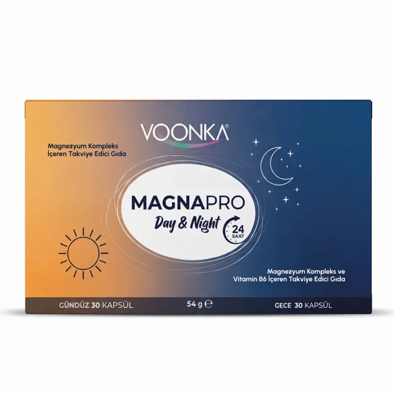 Voonka MagnaPro Day Night Takviye Edici Gıda 30+30 Kapsül
