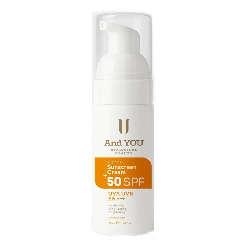 And You Vitamin C Güneş Kremi SPF 50+ 50 ml