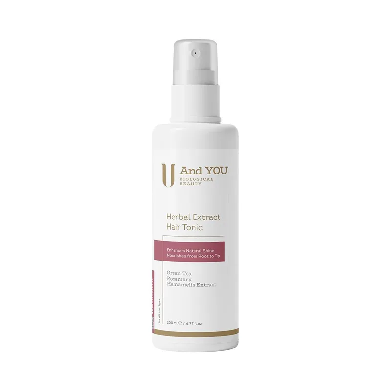 And You Herbal Extract Hair Tonic - Bitkisel Ekstratlı Saç Toniği 200 ml