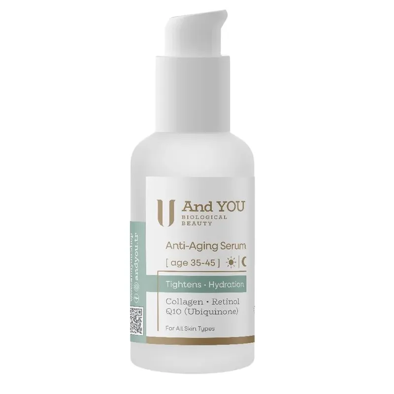 And You Yaşlanma Karşıtı Serum 30 ml – 35-45 Yaş Gece ve Gündüz