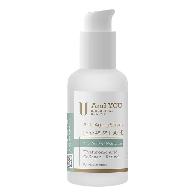 And You Yaşlanma Karşıtı Serum 30 ml - 45-55 Yaş Gece ve Gündüz Bakım
