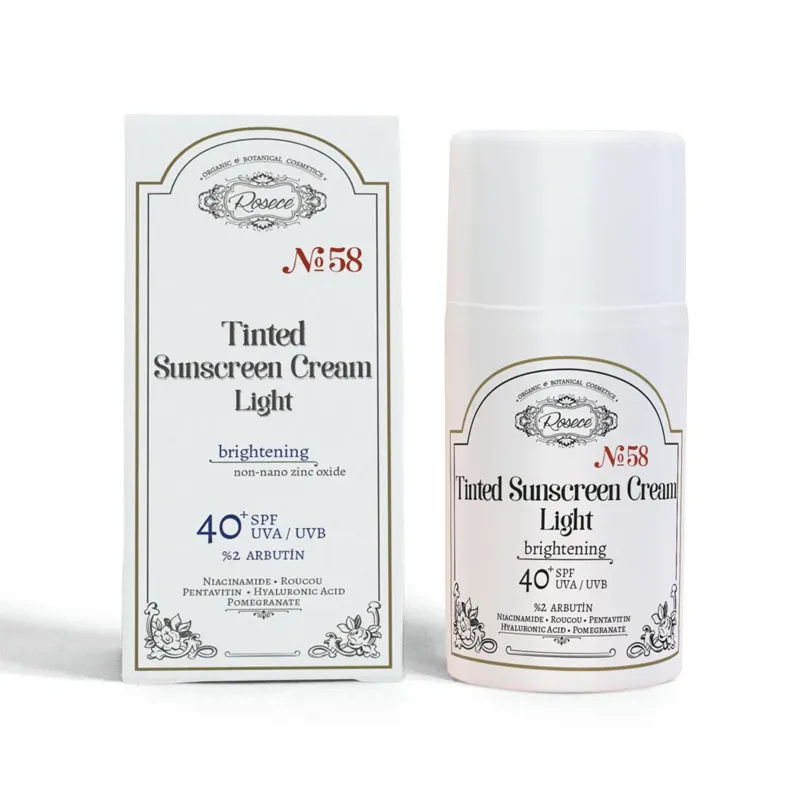 Rosece No58 Renkli Güneş Kremi 40+SPF Light 50 ml