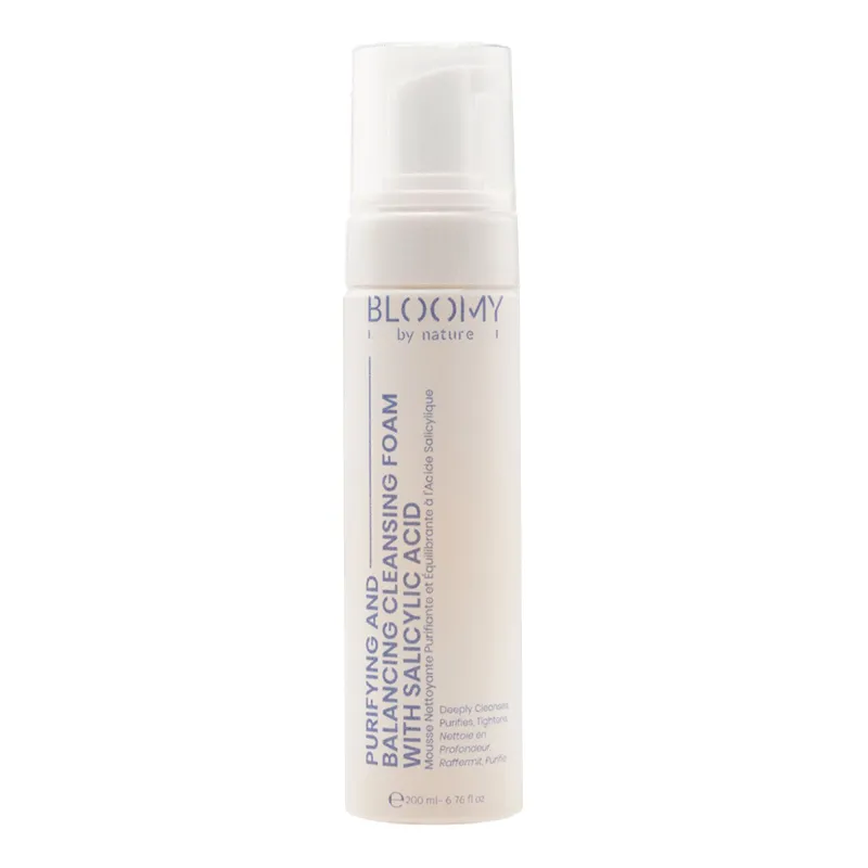 Bloomy By Nature Salisilik Asitli Arındırıcı ve Dengeleyici Temizleme Köpüğü 200 ml