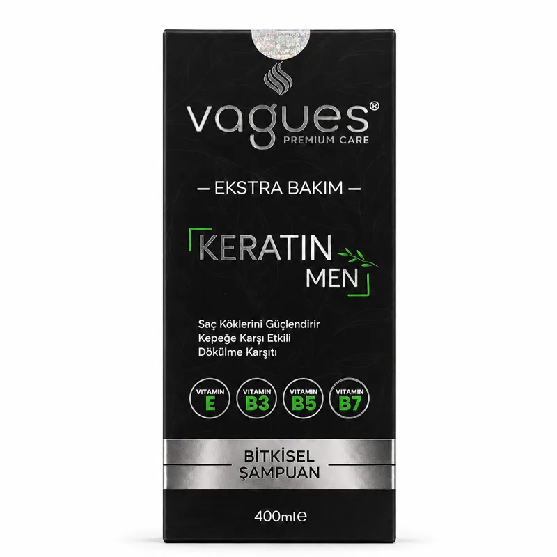 Vagues Keratin Men Şampuan 400 ml