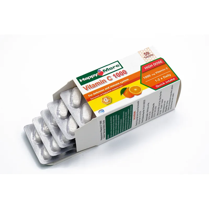 HappyMore Vitamin C Takviye Edici Gıda 50 Tablet