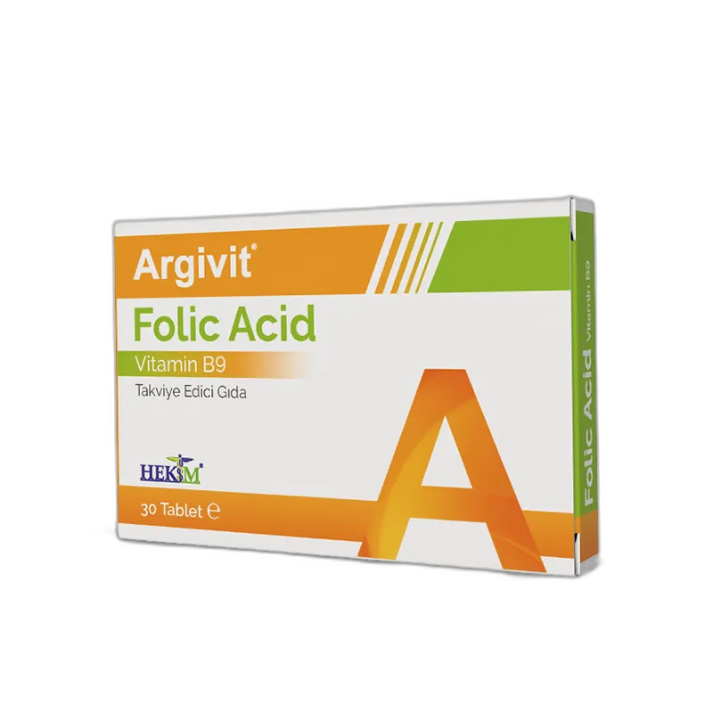 Hekim İlaç Argivit Folic Acid 30 Tablet