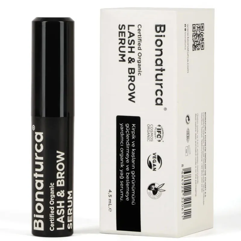 Bionaturca Organik Sertifikalı Kirpik ve Kaş Bakım Serumu 4.5 ml