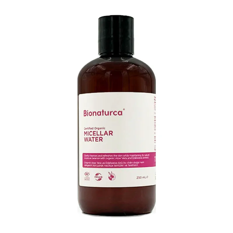 Bionaturca Organik Sertifikalı Makyaj ve Yüz Temizleme Suyu 250 ml