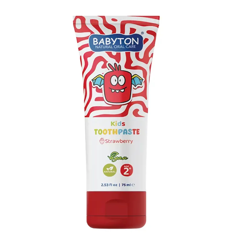 Babyton Kids Toothpaste +2 Yaş Çilekli Diş Maucunu 75 ml
