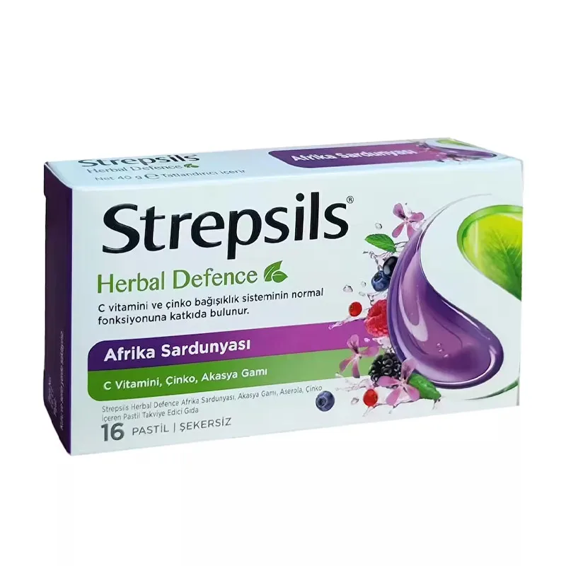 Strepsils Herbal Afrika Sardunyası 16 Pastil