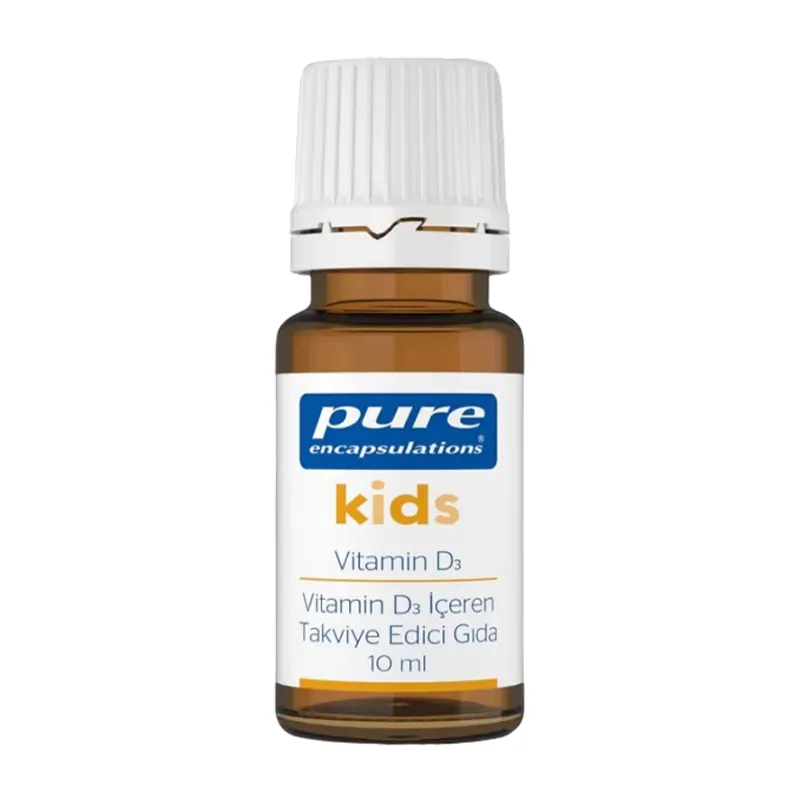 Pure Encapsulations Kids Vitamin D3 Damla Takviye Edici Gıda 10 ml