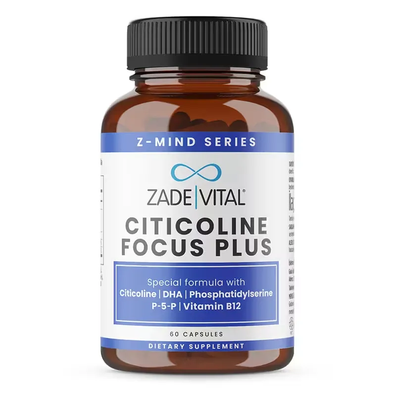 Zade Vital Citicoline Focus Plus Takviye Edici Gıda 60 Kapsül