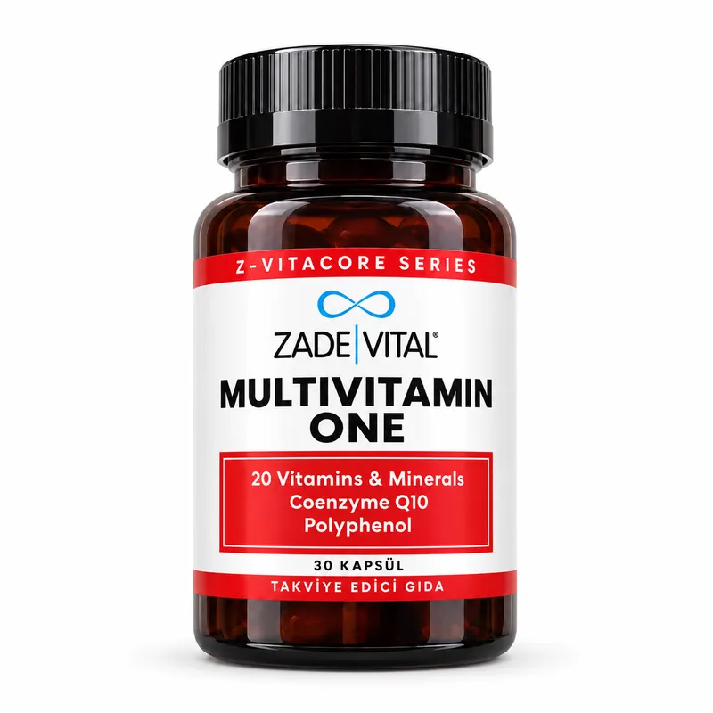 Zade Vital Multivitamin One Takviye Edici Gıda 30 Kapsül