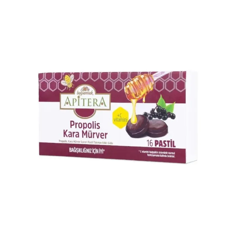 Balparmak Apitera Propolis Kara Mürver 16 Pastil