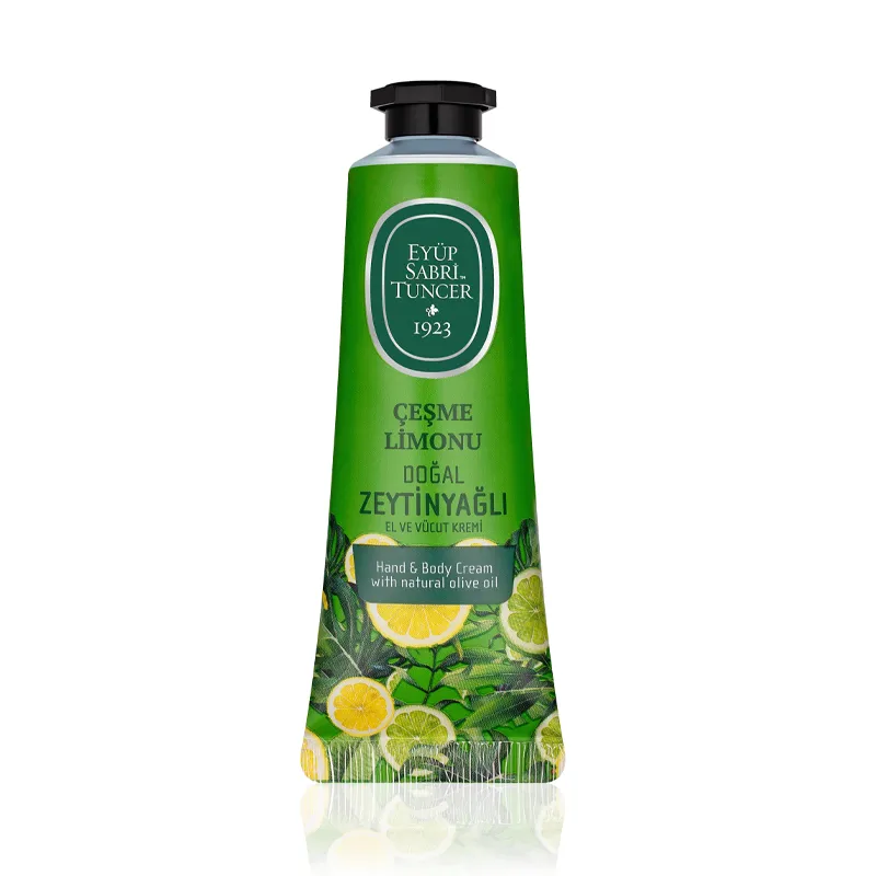 Eyüp Sabri Tuncer Çeşme Limonu Doğal Zeytinyağlı El ve Vücut Kremi 50 ml