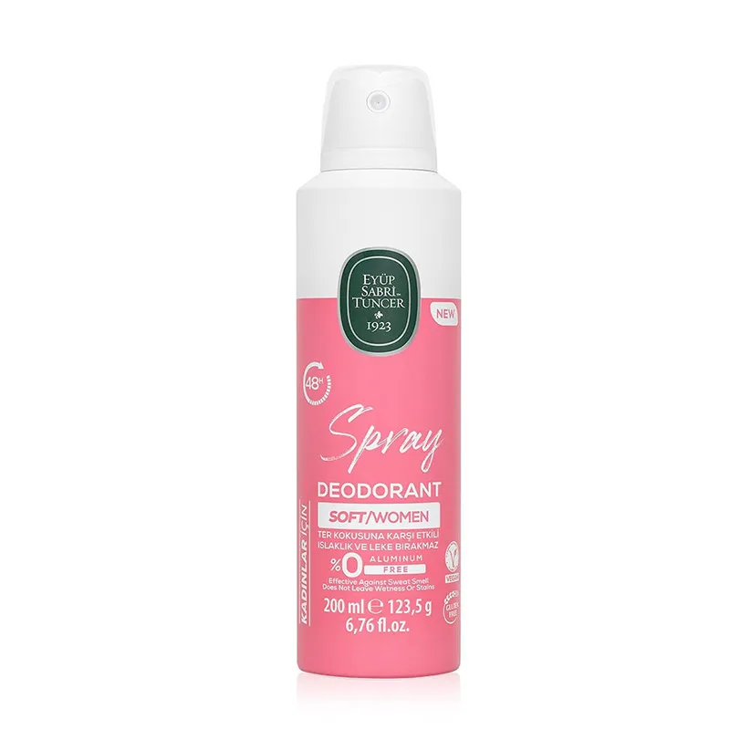 Eyüp Sabri Tuncer Soft Women Spray Deodorant 200 ml