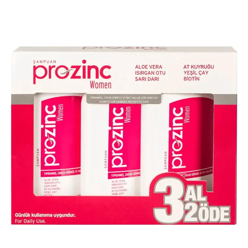 Prozinc İşlem Görmüş Saçlar için Şampuan 300 ml | 3 AL 2 ÖDE