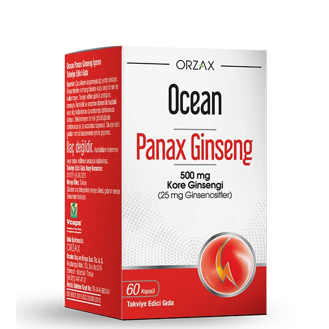 Orzax Panax Ginseng 60 Kapsül