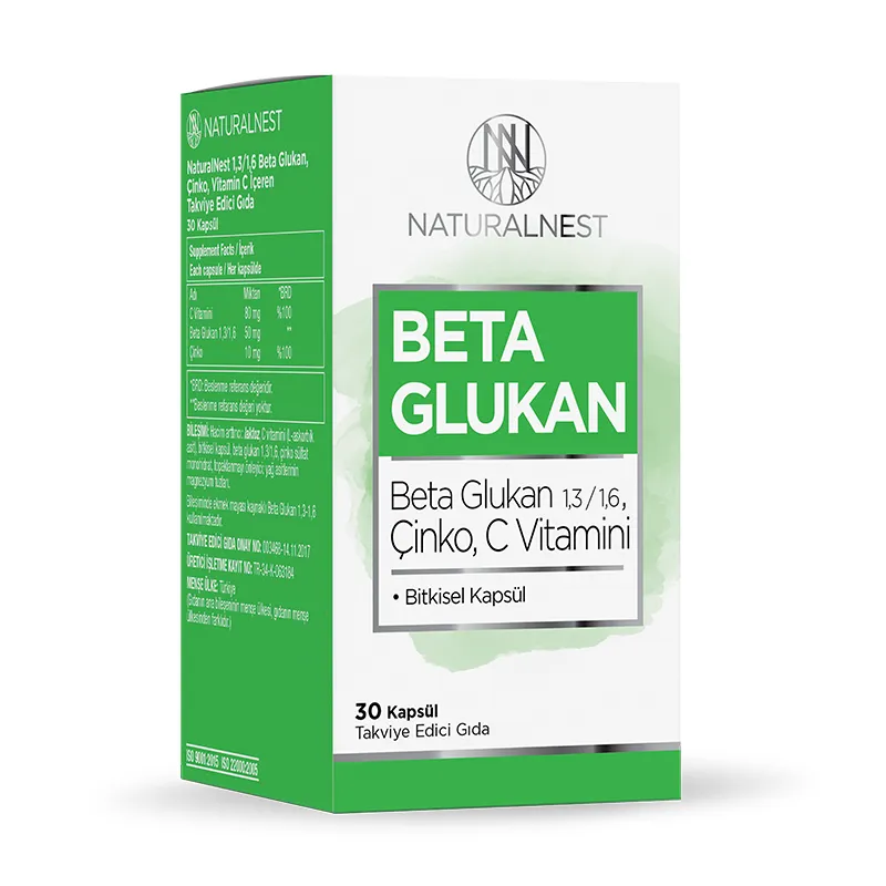 Naturalnest Beta Glukan 30 Kapsül