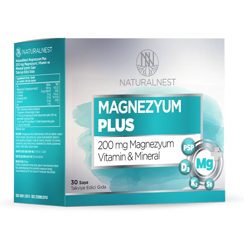 Naturalnest Magnezyum Takviye Edici Gıda 30 Saşe