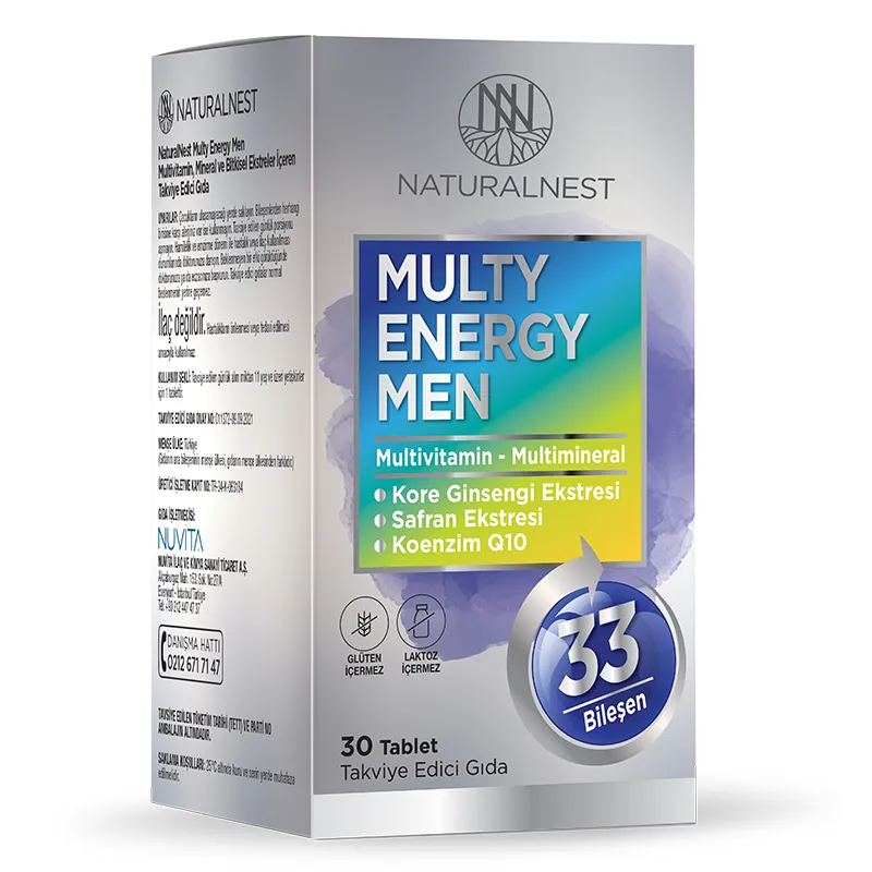 Naturalnest Multi Energy Men 30 Tablet