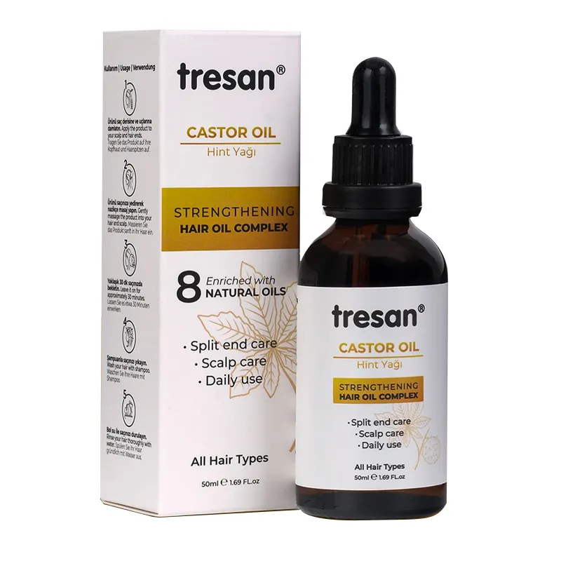 Tresan Castor Oil Hint Yağı Saç Bakım Yağı 50 ml