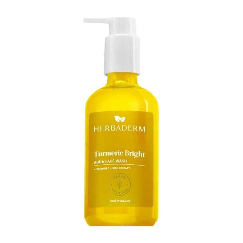 Herbaderm Turmeric Bright Aqua Face Wash 250 ml