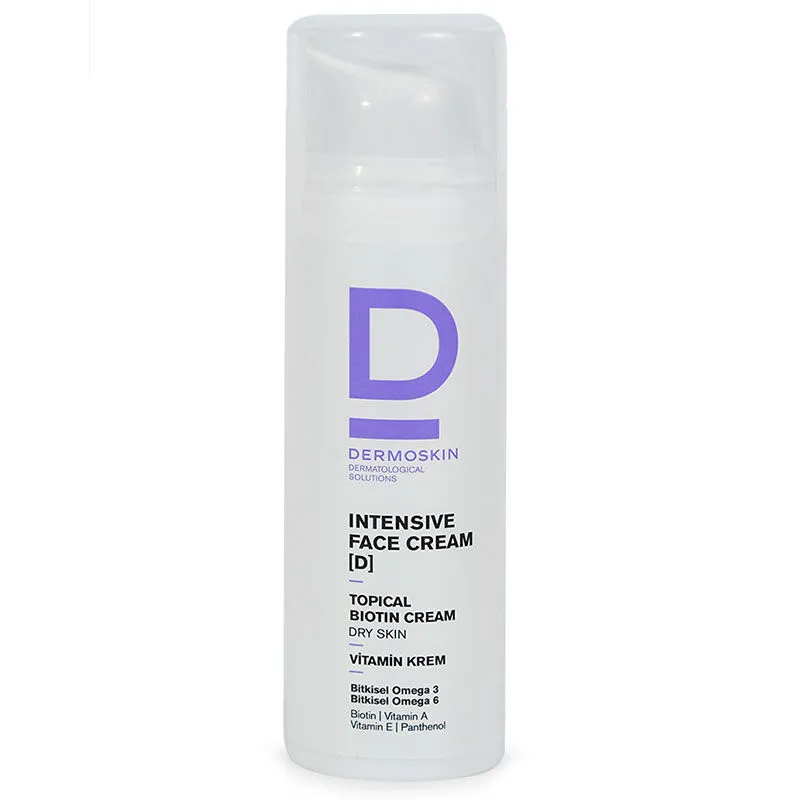 Dermoskin Intensive Face Cream D Topical Biotin Cream (Kuru Ciltler) 50 ml