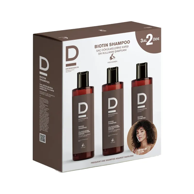 Dermoskin Biotin Shampoo For Women 200ml 3 Al 2 Öde
