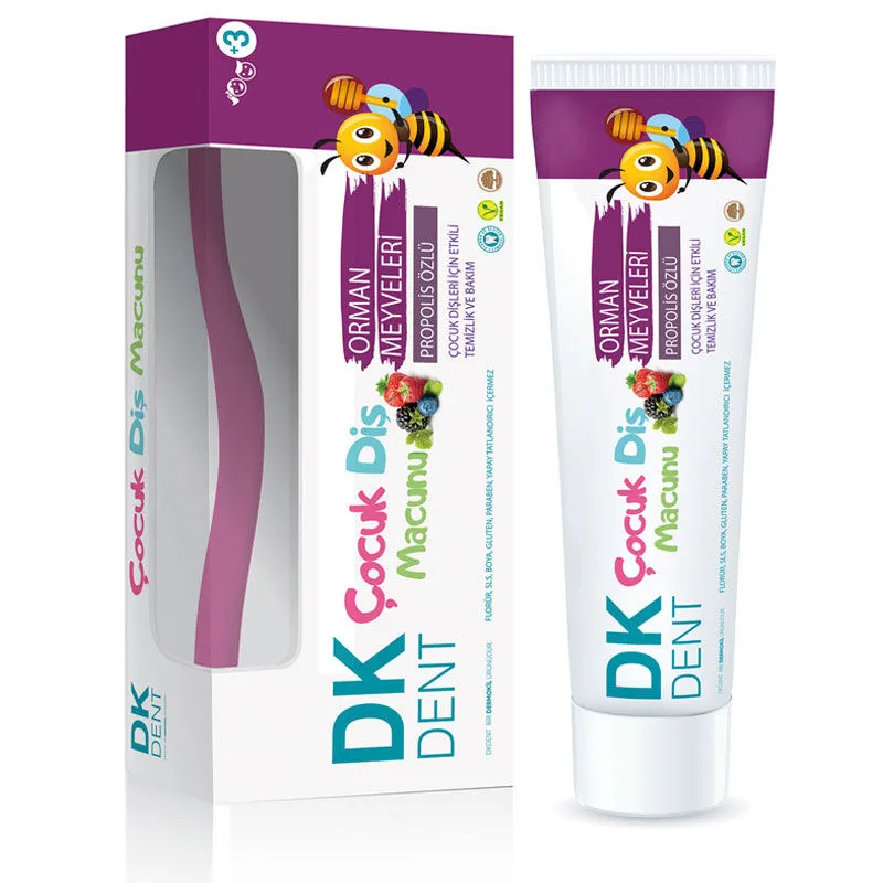 Dermokil DK Dent Orman Meyveli Çocuk Diş Macunu 50 ml + Diş Fırçası
