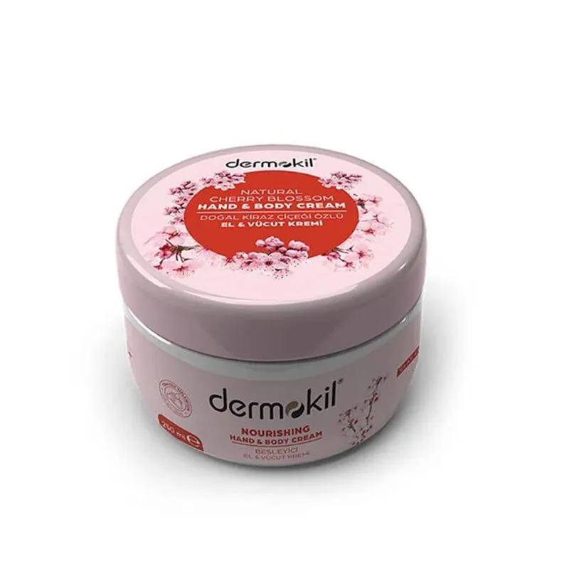 Dermokil Doğal Kiraz Çiçeği Özlü El ve Vücut Kremi 250 ml