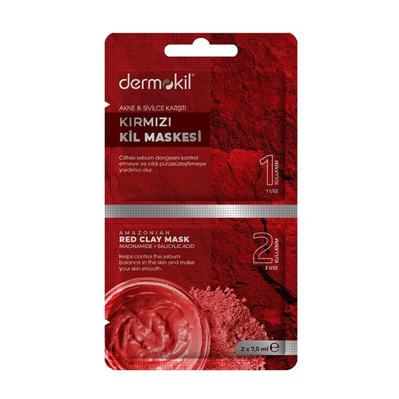 Dermokil Kırmızı Kil Maskesi 15 ml