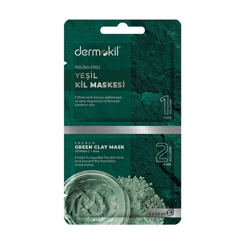 Dermokil Yeşil Kil Maskesi 2x7,5 ml