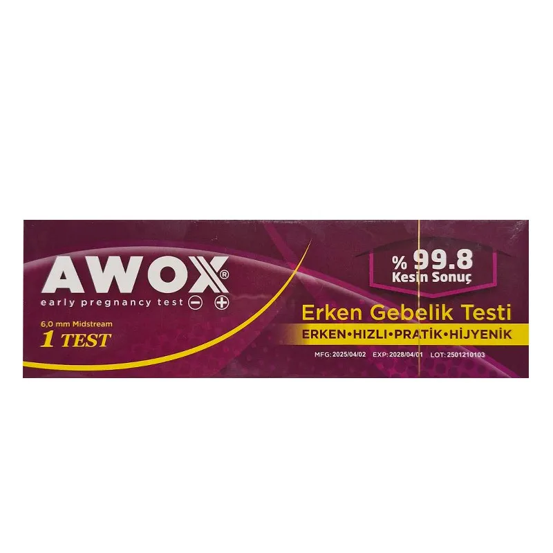 Awox Erken Gebelik Testi