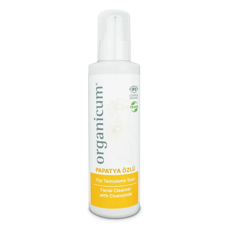 Organicum Papatya Özlü Yüz Temizleme Suyu 200 ml
