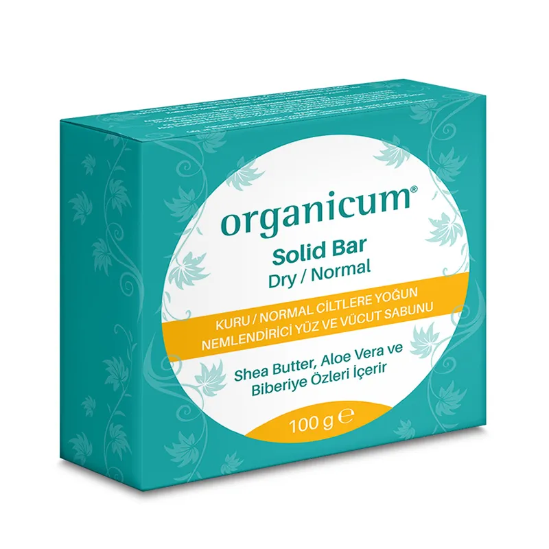 Organicum Kuru ve Normal Ciltler İçin Yüz ve Vücut Sabunu 100 gr