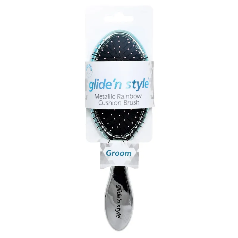Glide'n Style Metalik Gökkuşağı Açma Tarama Fırçası