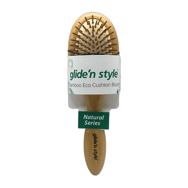 Gliden Style Bamboo Eco Cushion Brush Saç Tarama Şekillendirme Tarağı