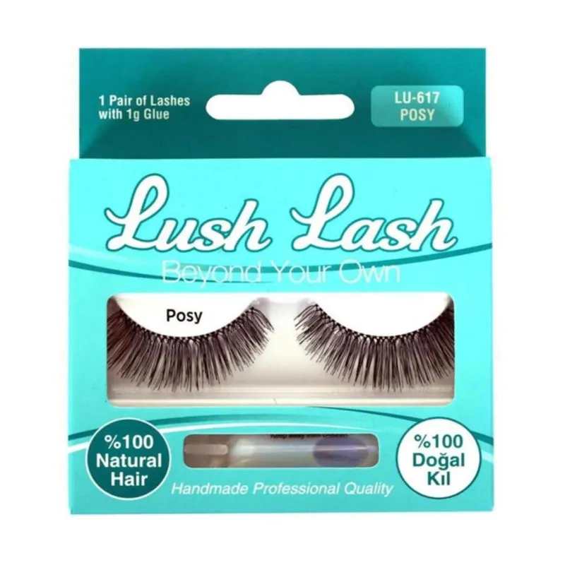 Lush Lash Doğal Kıl Takma Kirpik Posy LU-617