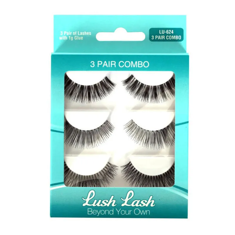 Lush Lash Takma Kirpik 3 Pair Combo LU-624