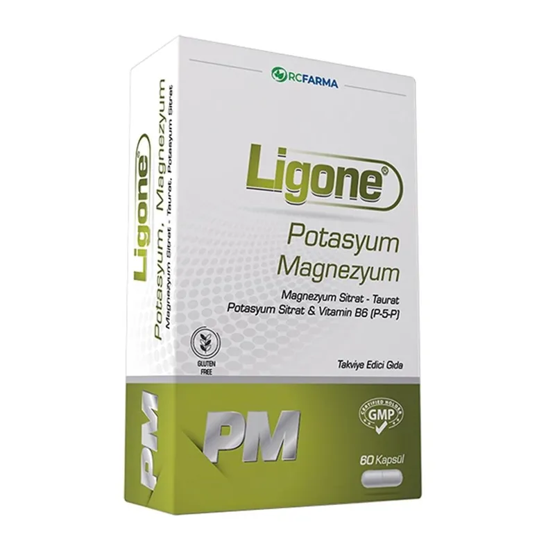 Ligone Potasyum Magnezyum Takviye Edici Gıda 60 Kapsül