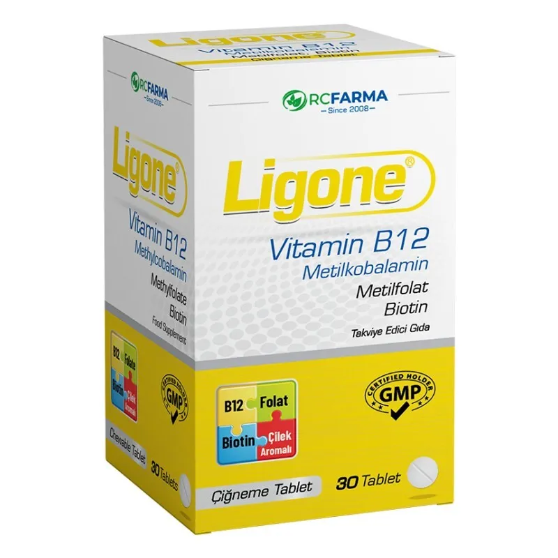 Ligone Vitamin B12 Takviye Edici Gıda 30 Tablet