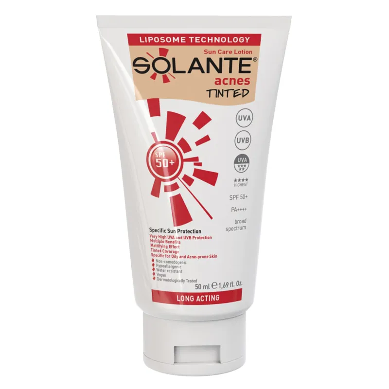 Solante Acnes Tinted Losyon SPF 50+ 50 ml