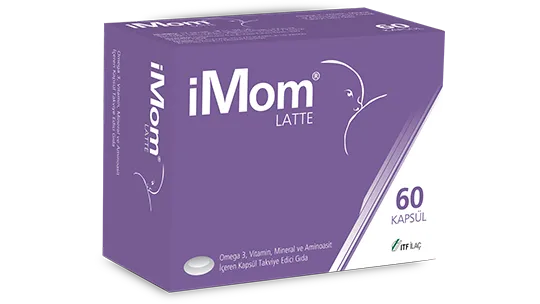 iMom Latte Omega 3 Takviye Edici Gıda 60 Kapsül