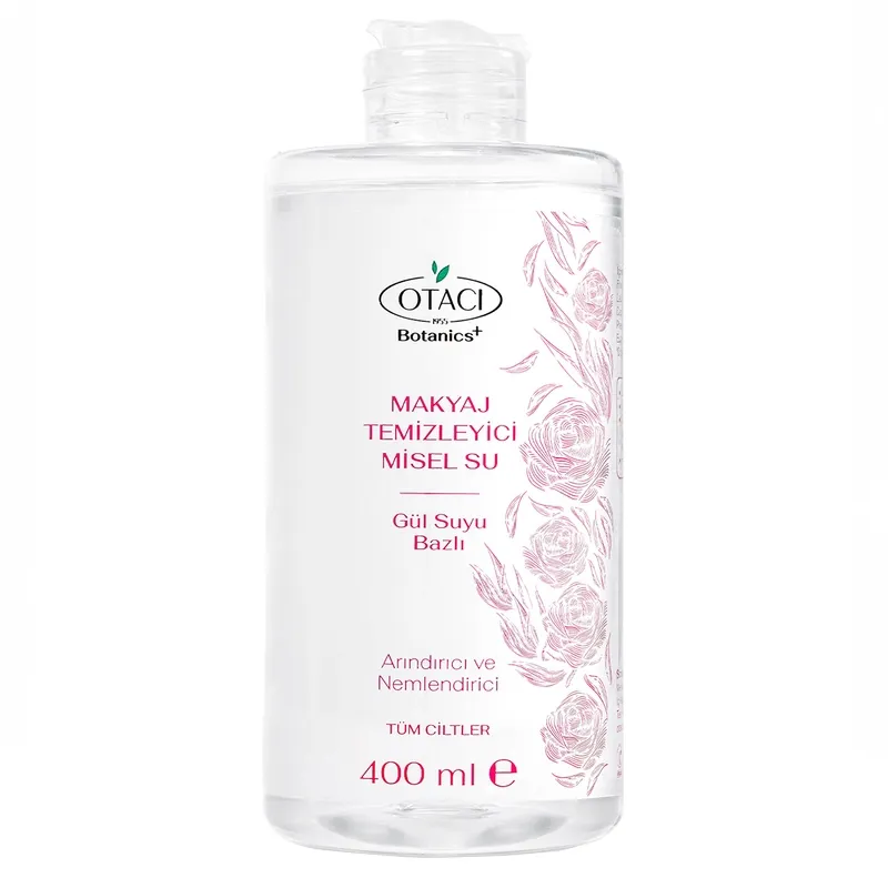 Otacı Gül Kürü Gül Suyu Bazlı Makyaj Temizleme Suyu 400 ml
