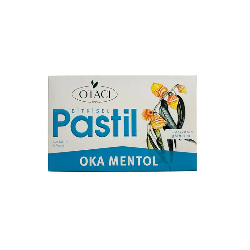 Otacı Bitkisel Pastil Oka Mentol Takviye Edici Gıda 8 Pastil