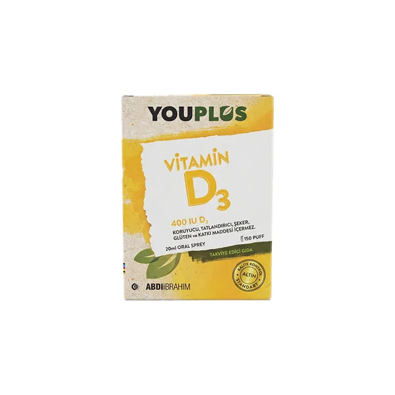 Youplus Vitamin D3 400 IU Damla 20 ml