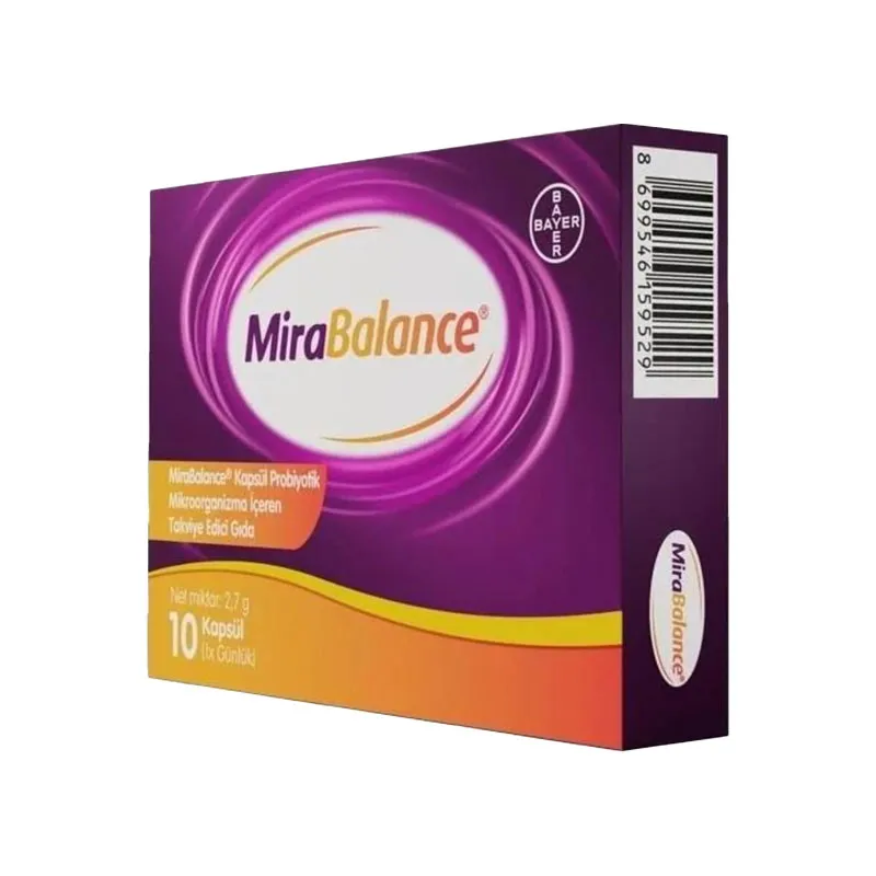 Bayer Mirabalance Probiyotik İçeren Takviye Edici Gıda 10 Kapsül